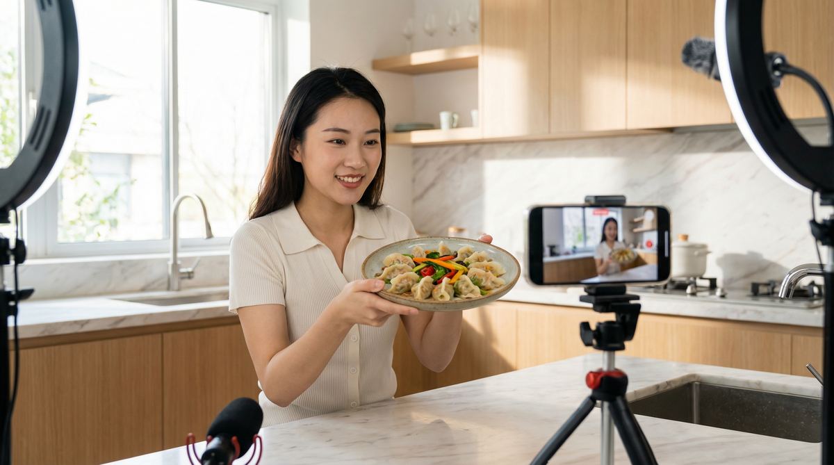 抖阴美食探店视频